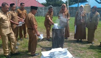 LEMBAGA KEARSIPAN DAERAH BANGGAI KEPULAUAN IKUT SERTA PENYELENGGARAAN PEMUSNAHAN ARSIP