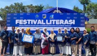 FESTIVAL LITERASI DILAKSANAKAN OLEH DINAS PERPUSTAKAAN PROVINSI SULAWESI TENGAH DI PALU