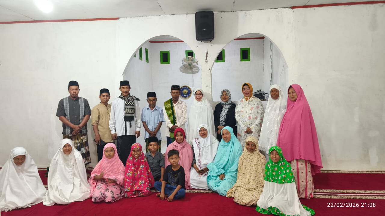 Safari Ramadhan Dinas Perpustakaan dan Kearsipan di Masjid An Nur Desa Peling Seasa