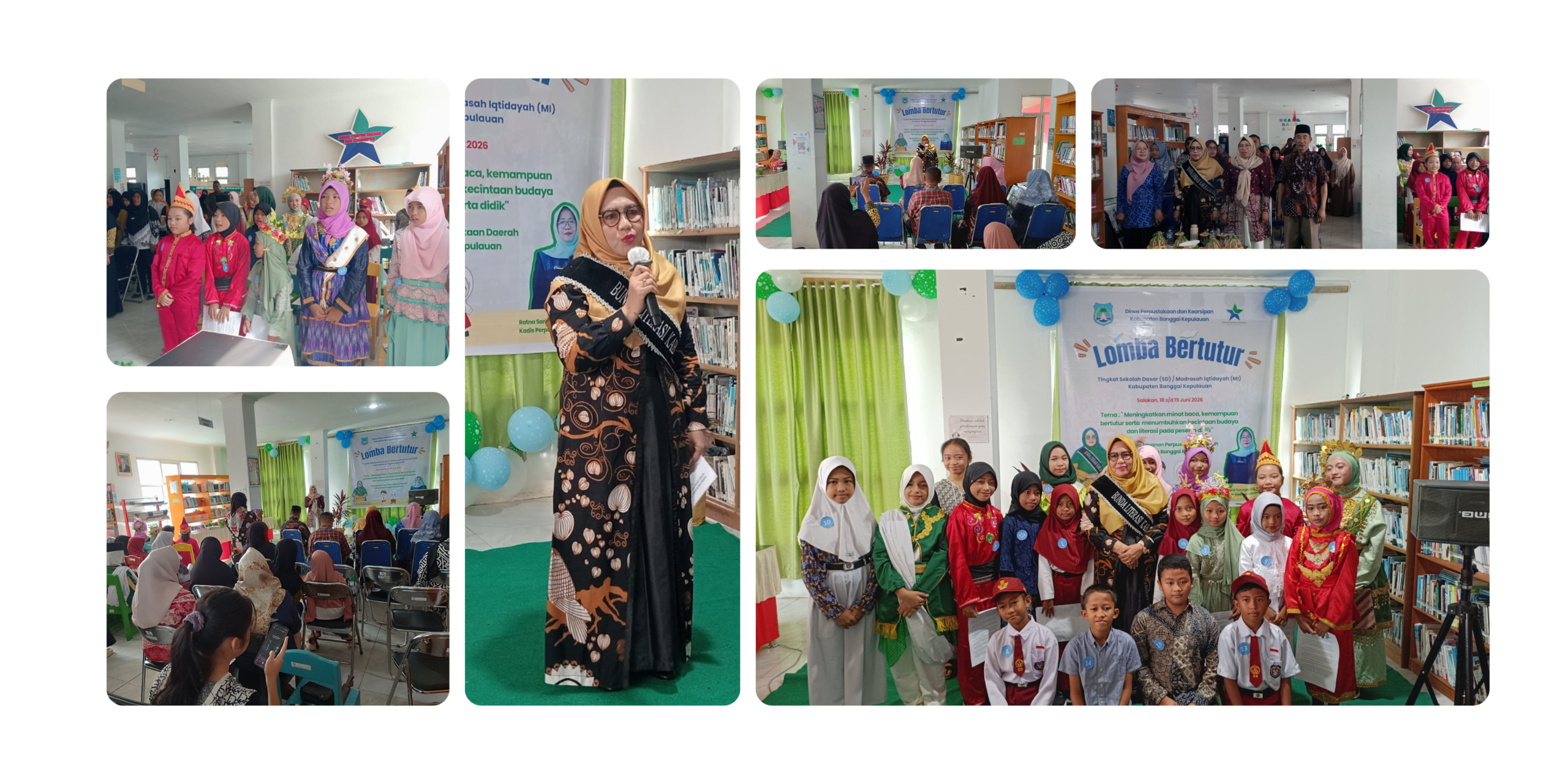 Dinas Perpustakaan dan Kearsipan Kabupaten Banggai Kepulauan Gelar Lomba Bertutur Tingkat SD/MI Tahun 2026
