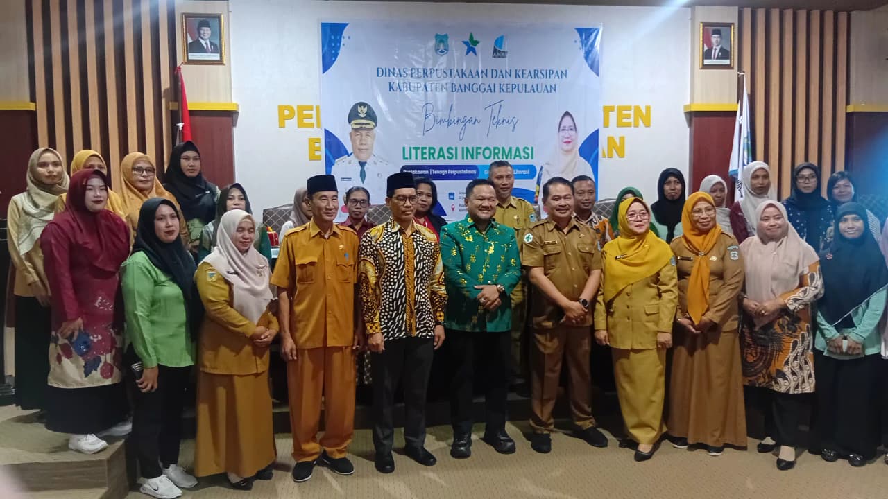 Dinas Perpustakaan dan Kearsipan Banggai Kepulauan Gelar Bimtek Literasi Informasi Tingkatkan Kompetensi Pustakawan dan Tenaga Perpustakaan